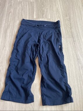 lululemon athletica Navy Cropped Performance Pants